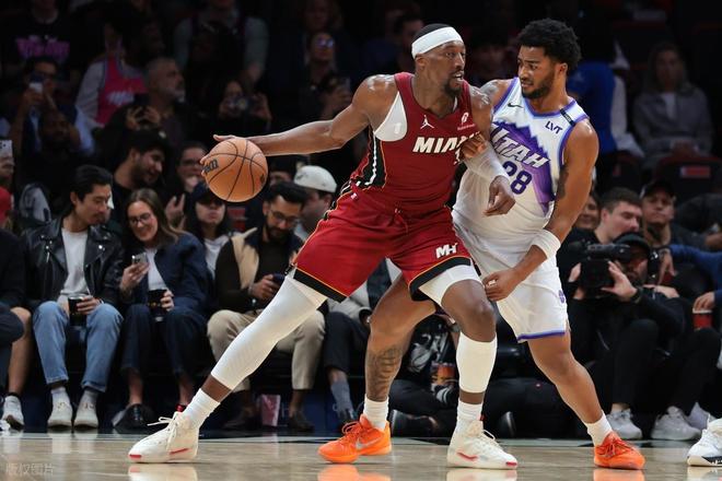 想输都难？爵士含泪险胜热火，小贾伦22+5，阿德巴约空砍23+11